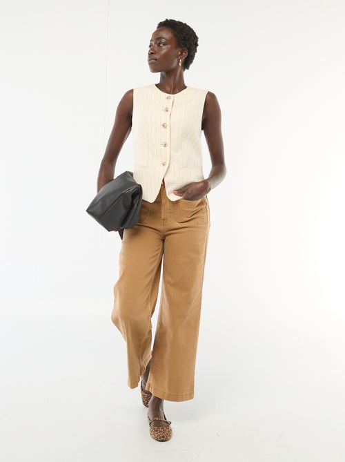 Giacca da tailleur con bottoni dorati - Kiabi