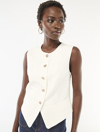 Giacca da tailleur con bottoni dorati