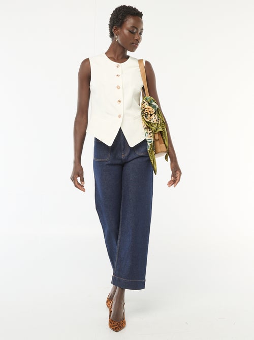 Giacca da tailleur con bottoni dorati - Kiabi