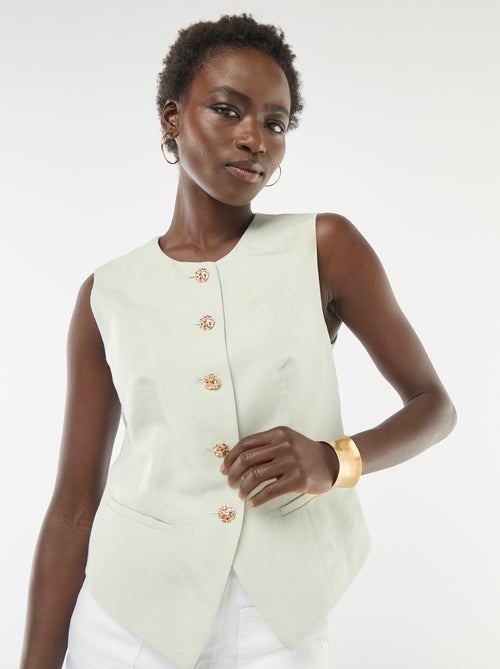Giacca da tailleur con bottoni dorati - Kiabi
