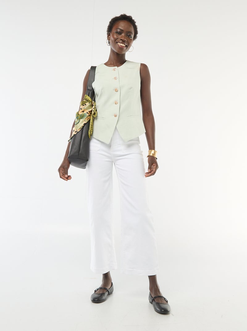 Giacca da tailleur con bottoni dorati Blu - Kiabi