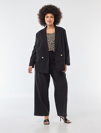 Giacca da tailleur lunga doppiopetto