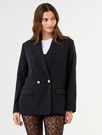 Giacca da tailleur lunga sciancrata