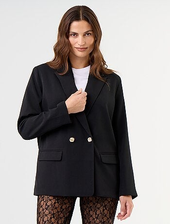 Giacca da tailleur lunga sciancrata