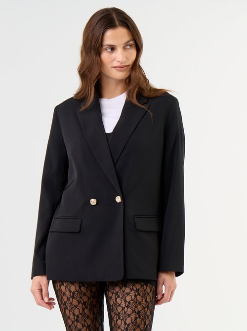 Giacca da tailleur lunga sciancrata - Kiabi