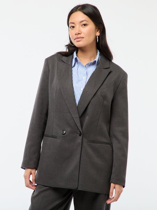 Giacca da tailleur oversize in flanella - Kiabi