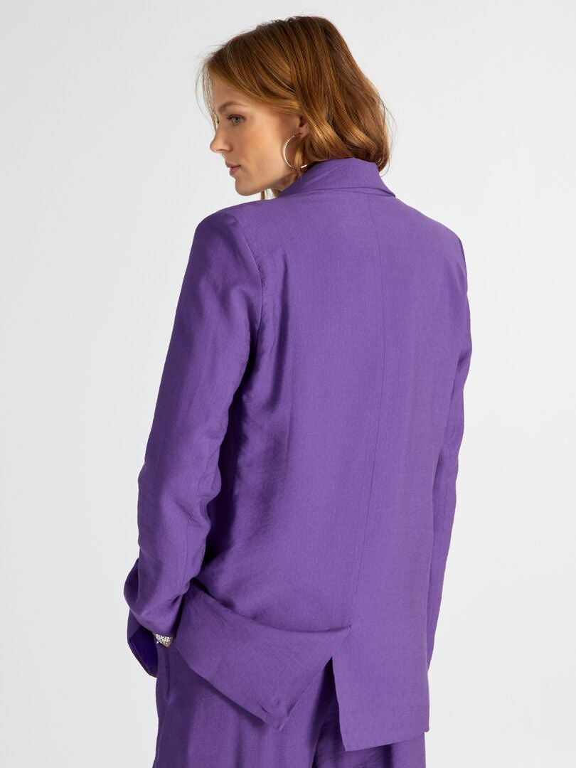 Blazer Elegante Uomo Con 2 Bottoni - Giacca Formale E Casual Con Fodera - Foto 9