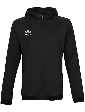 Giacca da tuta Ardoisee da ragazzo con zip e cappuccio Umbro