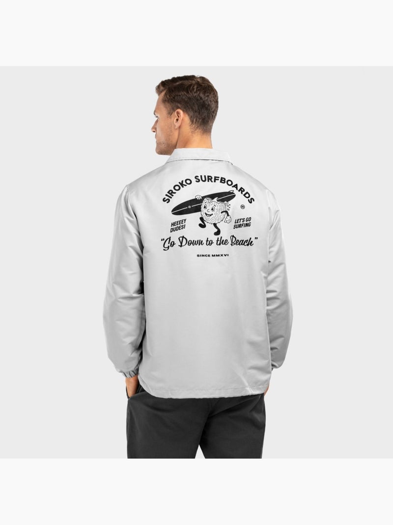 Giacca da uomo lifestyle uomo north shore Bianco Grigio - Kiabi