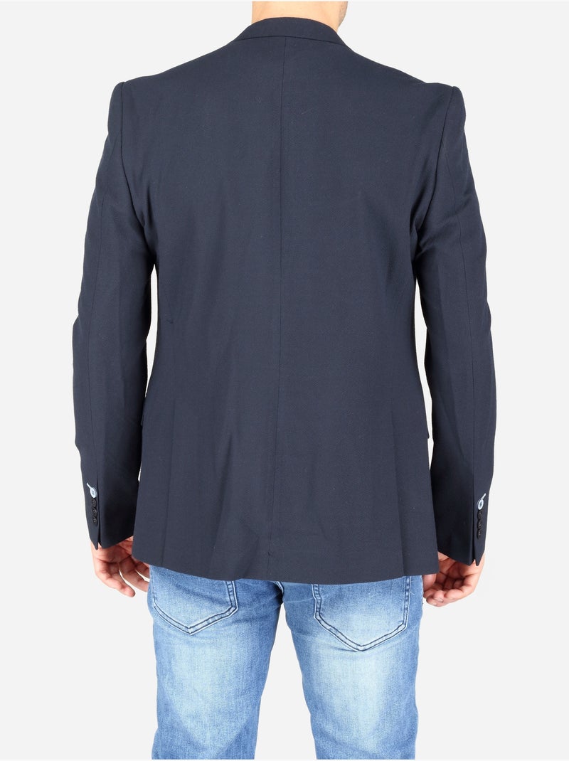 Giacca dal taglio aderente Blu scuro - Kiabi