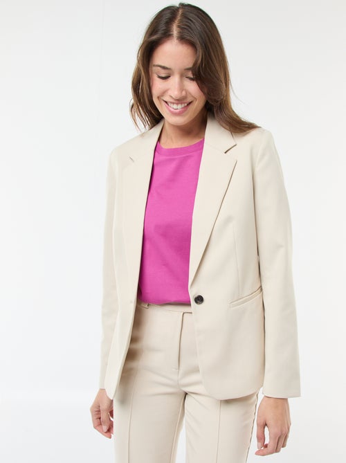 Giacca de tailleur à maniche lunghe - Kiabi