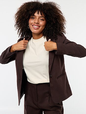 Giacca de tailleur à maniche lunghe