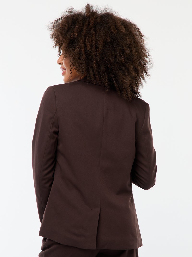 Giacca de tailleur à maniche lunghe Marrone - Kiabi