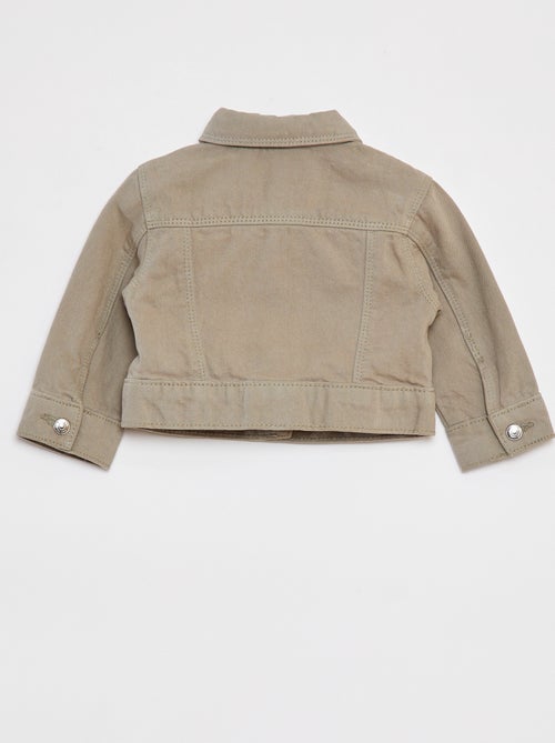 Giacca denim con apertura con bottoni a pressione - Kiabi