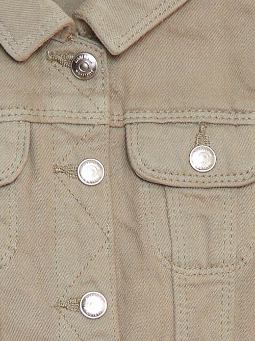 Giacca denim con apertura con bottoni a pressione - Kiabi