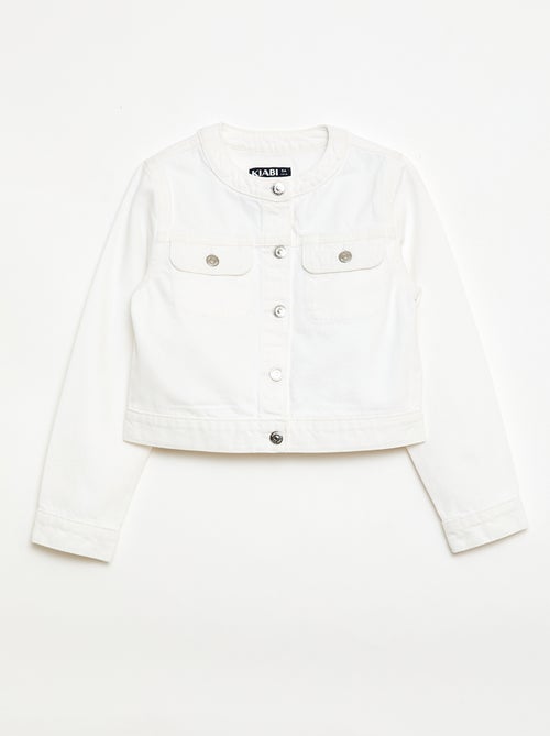 Giacca di jeans con scollo rotondo - Kiabi