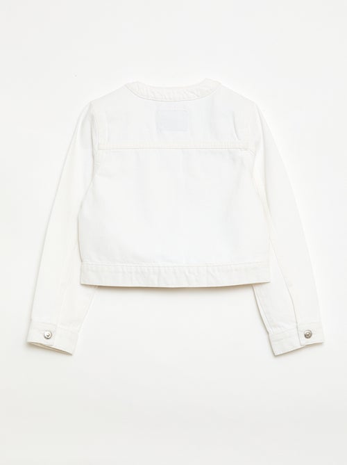 Giacca di jeans con scollo rotondo - Kiabi