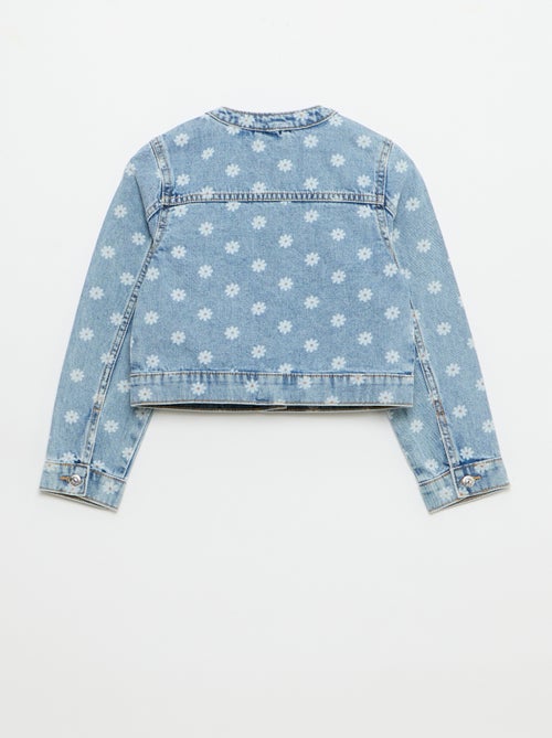 Giacca di jeans con scollo rotondo - Kiabi Giacca di jeans con scollo rotondo - Kiabi