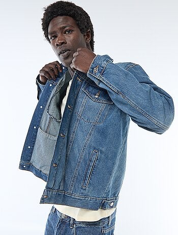 Giacca di jeans con tasche sul petto
