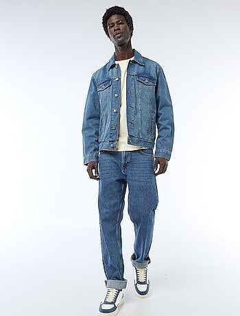 Giacca di jeans con tasche sul petto