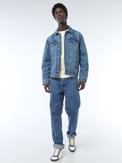 Giacca di jeans con tasche sul petto - Kiabi Giacca di jeans con tasche sul petto - Kiabi