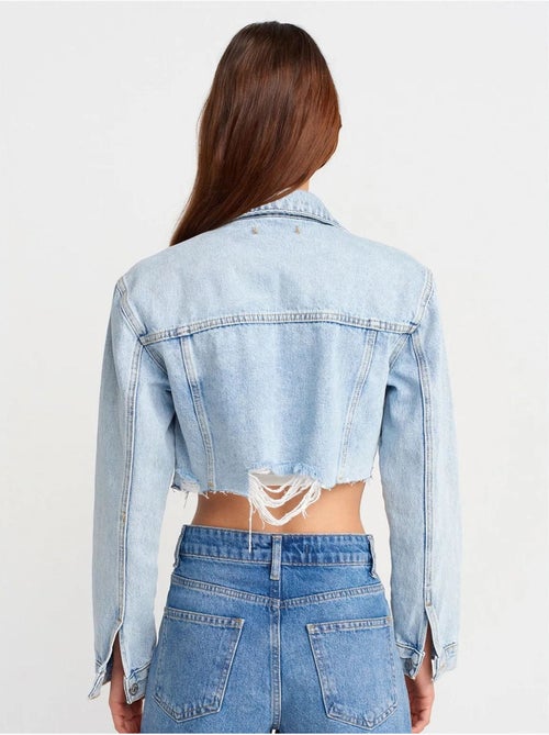 Giacca di jeans cropped da donna dilvin - Kiabi Giacca di jeans cropped da donna dilvin - Kiabi