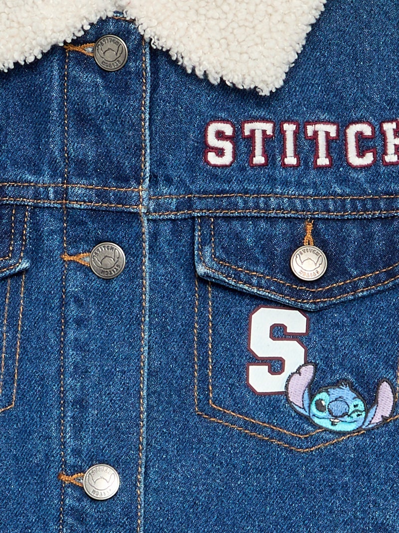Giacca di jeans \'Disney\' \'Stitch\' Blu - Kiabi