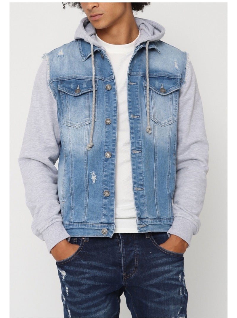 Giacca di jeans Kebello Blu cielo - Kiabi