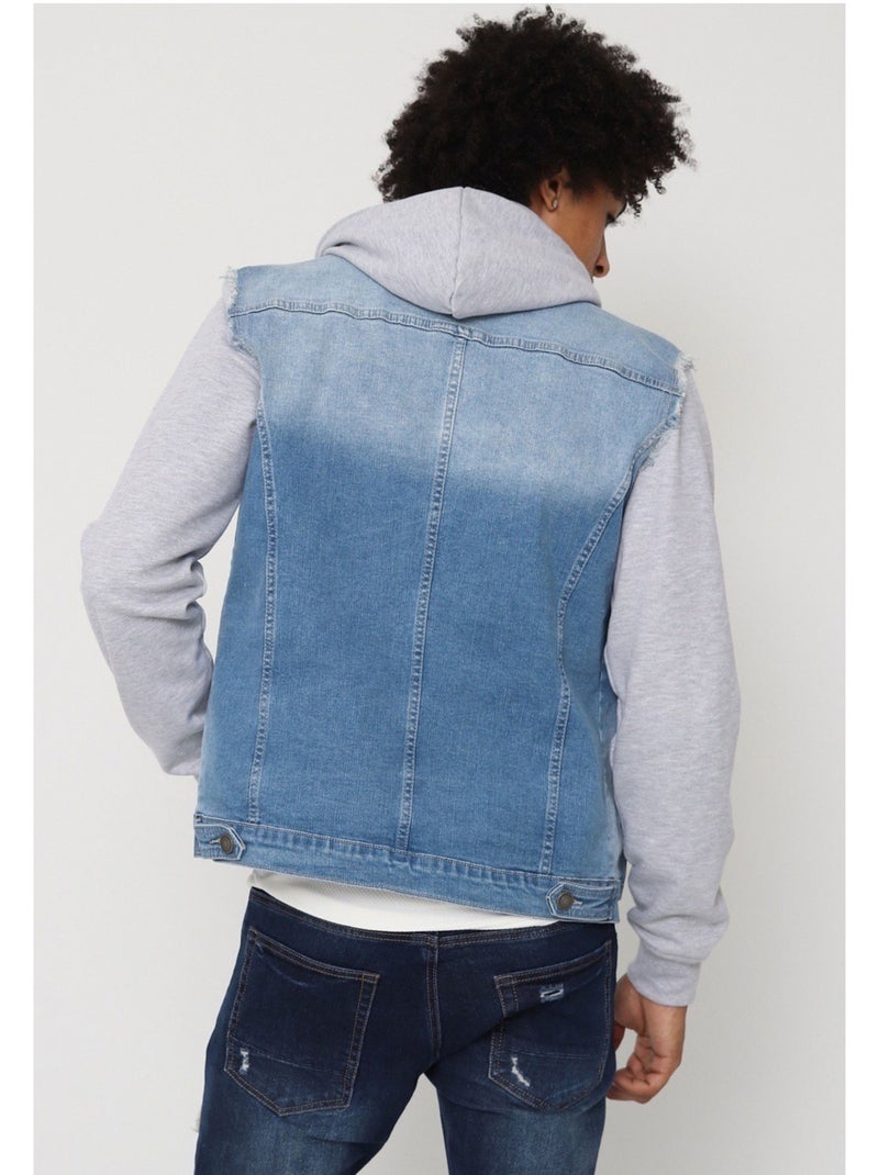 Giacca di jeans Kebello Blu cielo - Kiabi