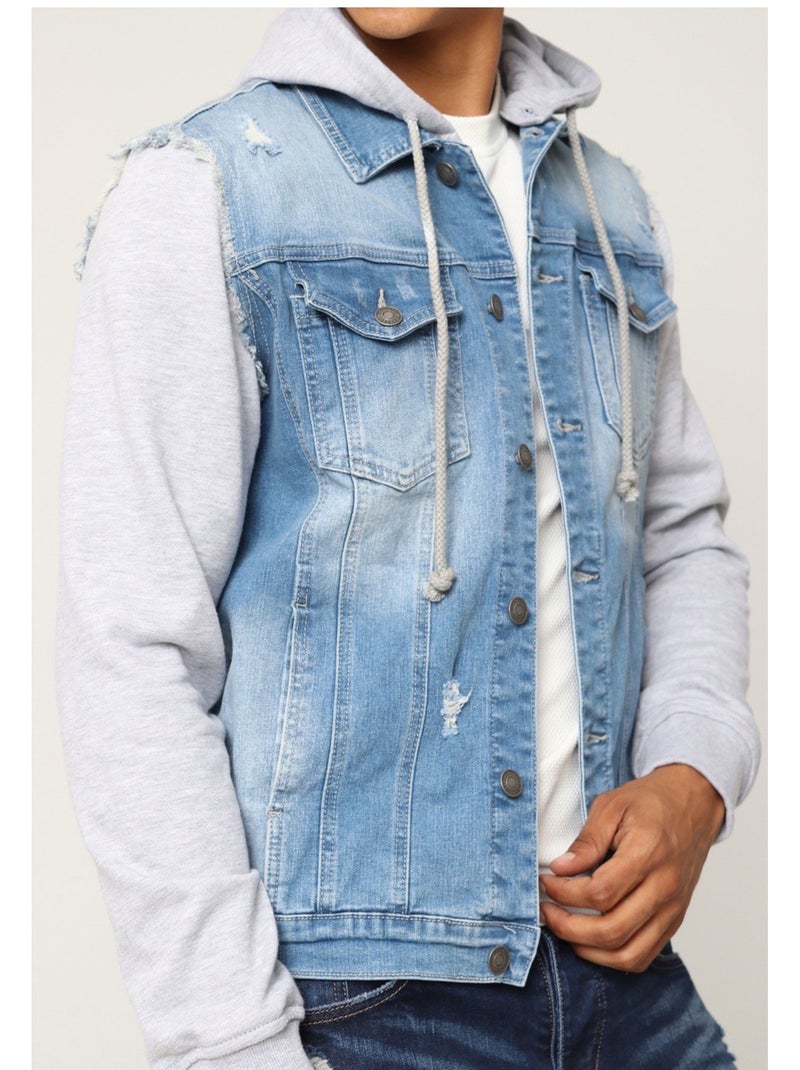 Giacca di jeans Kebello Blu cielo - Kiabi