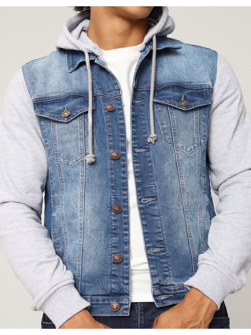 Giacca di jeans Kebello Blu cielo - Kiabi