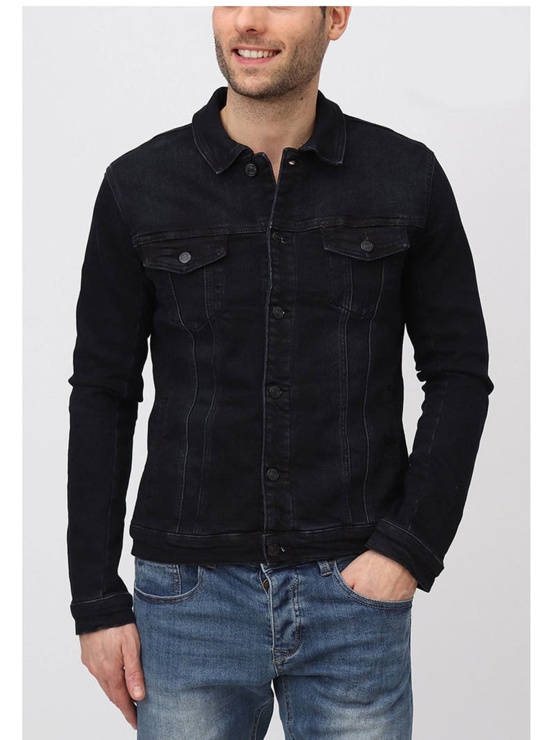 Giacca di jeans Kebello Blu marino - Kiabi
