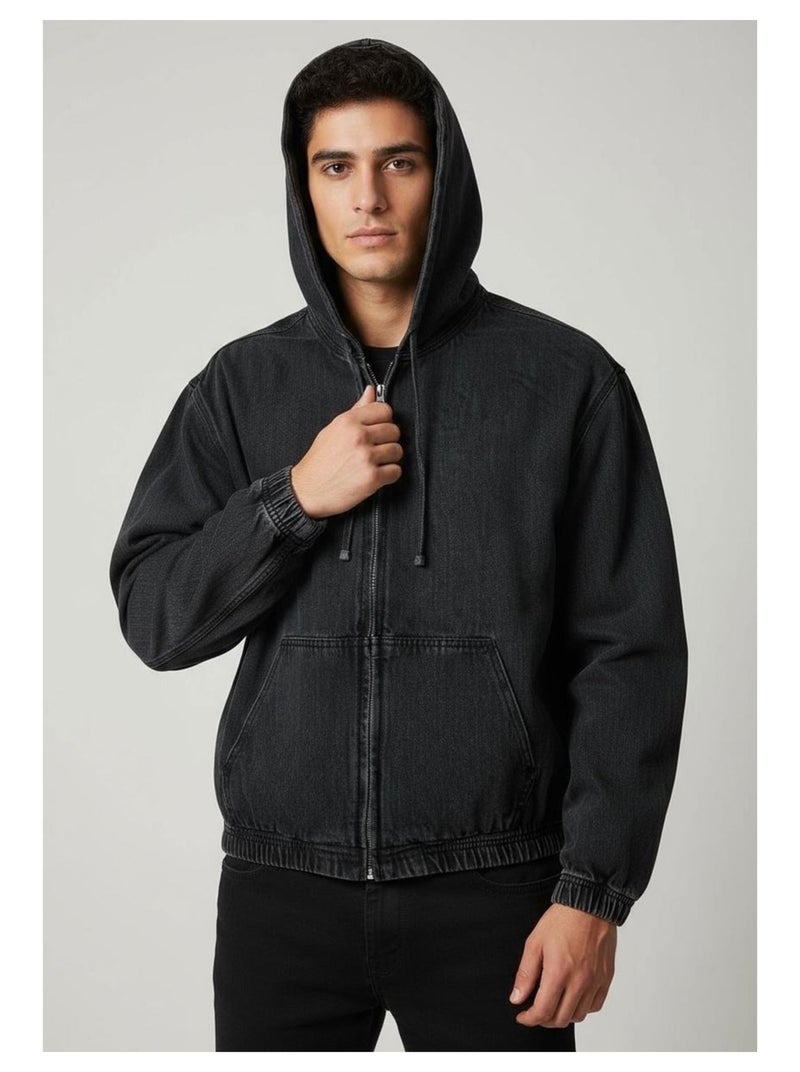 Giacca di jeans Kebello Nero Nero - Kiabi