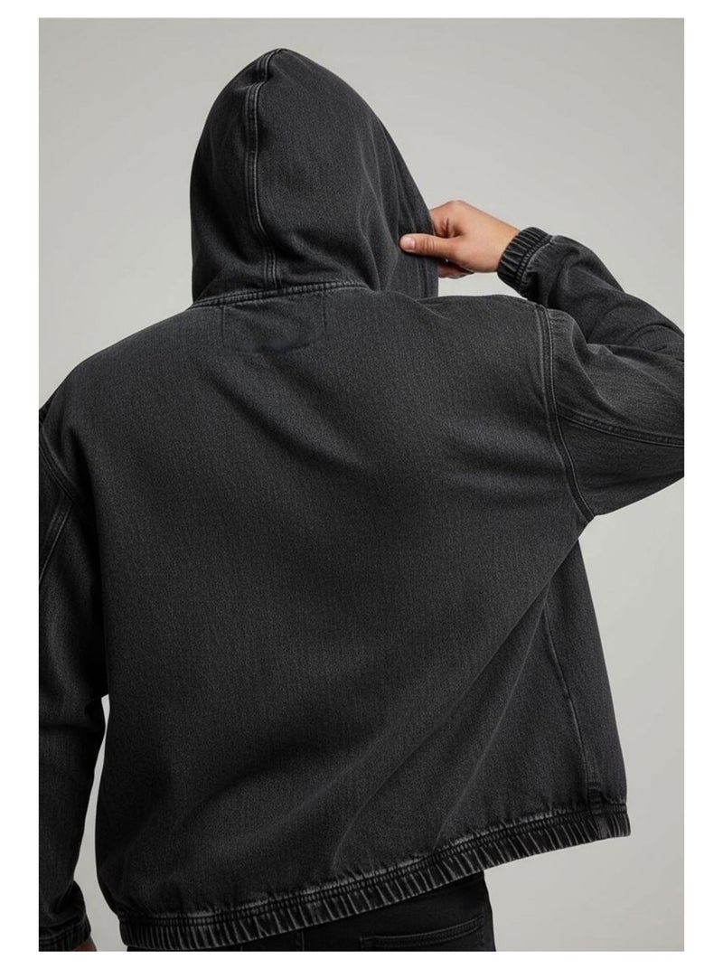 Giacca di jeans Kebello Nero Nero - Kiabi