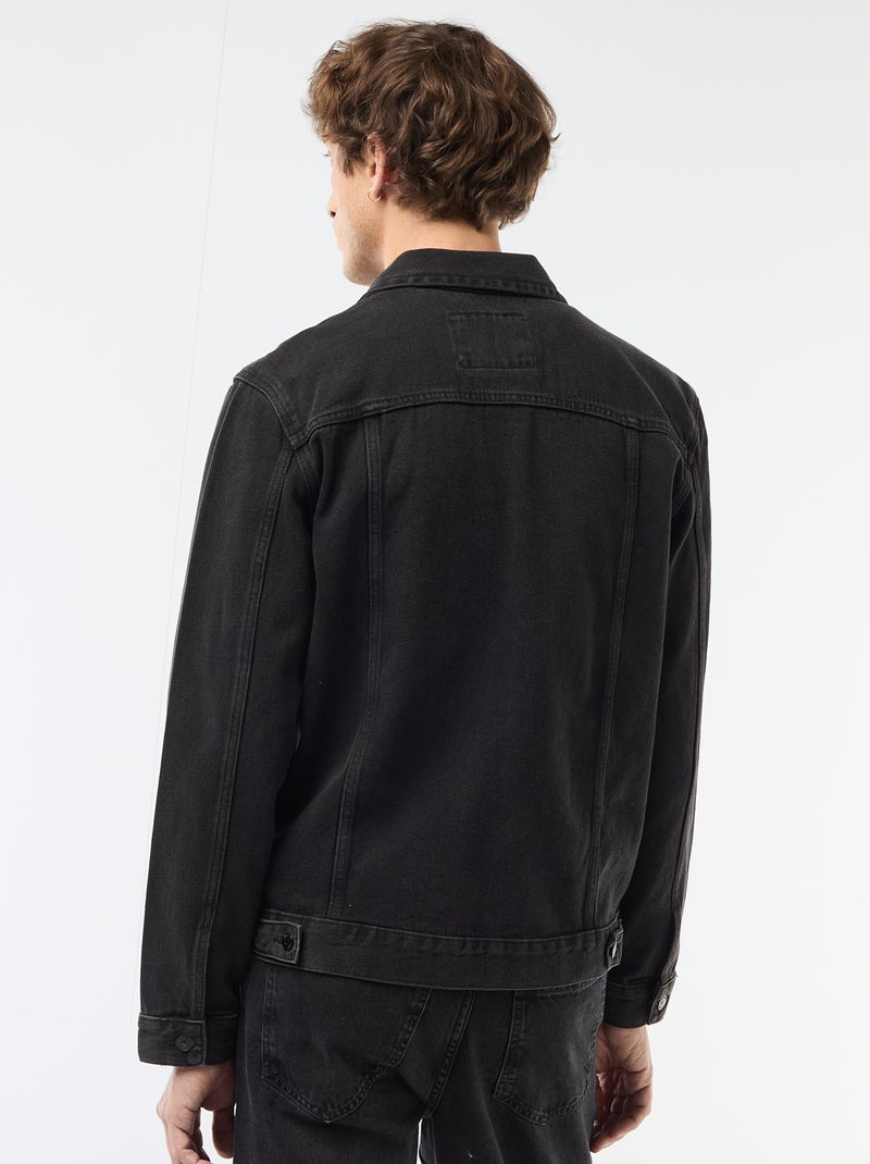 Giacca di jeans Nero - Kiabi