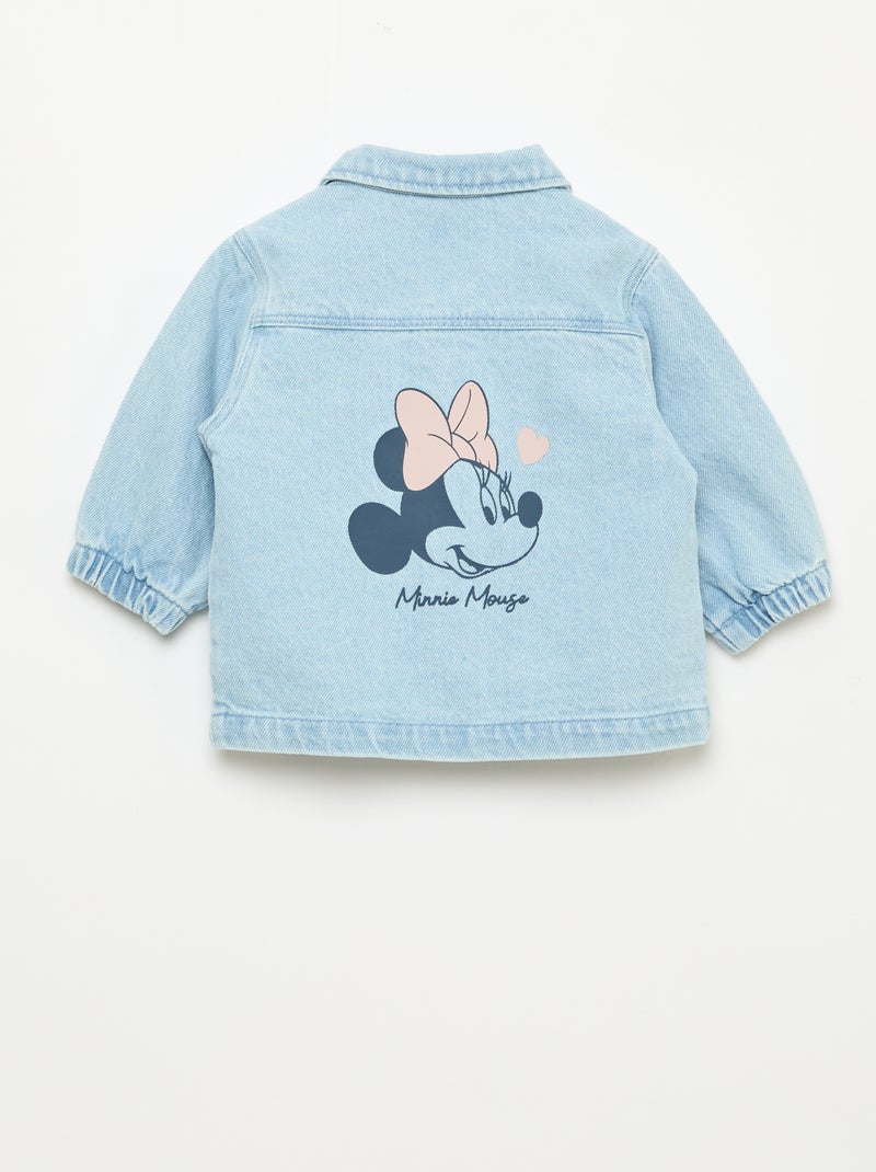 Giacca di jeans stampata 'Minnie' Blu - Kiabi
