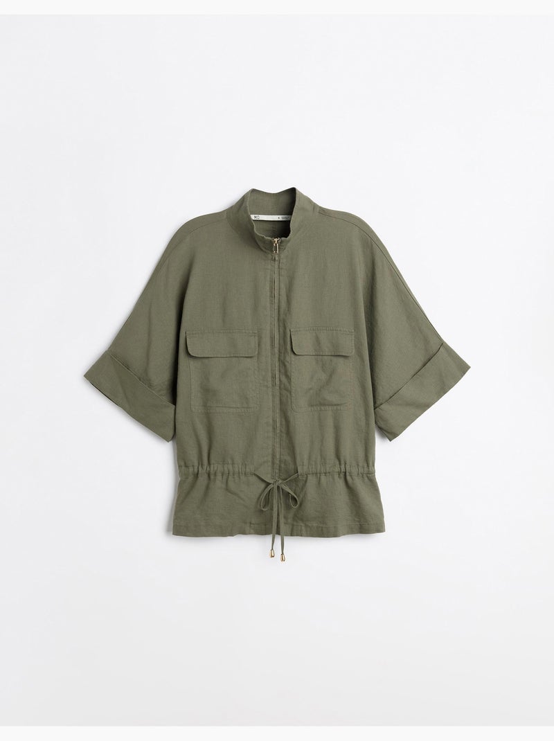 Giacca di lino, mo fashion Verde - Kiabi