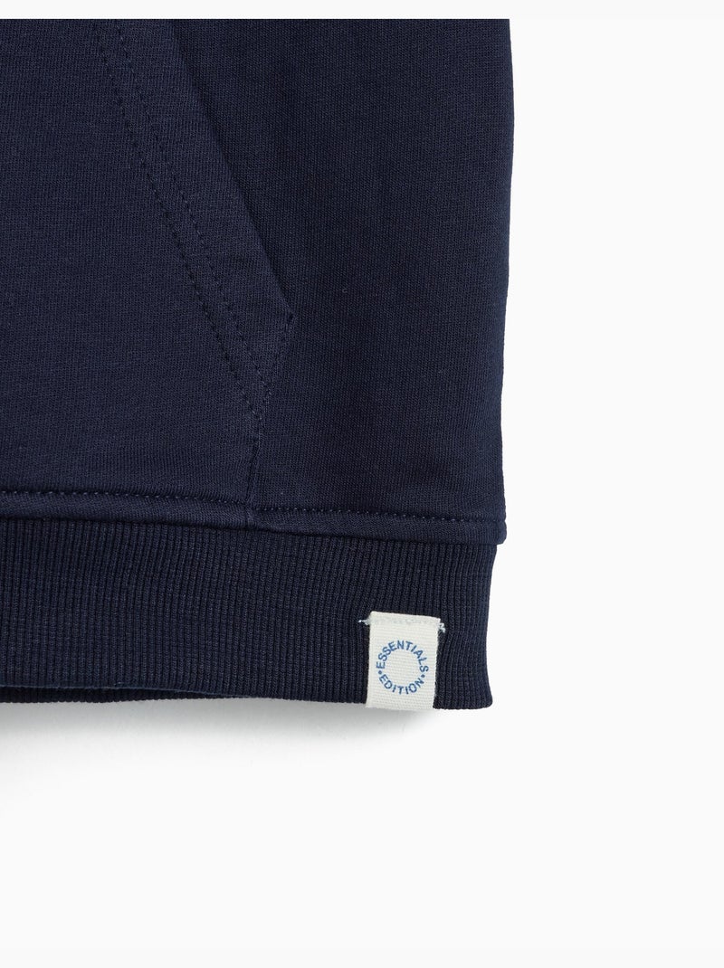 Giacca di peluche con cappuccio, mo fashion Blu - Kiabi