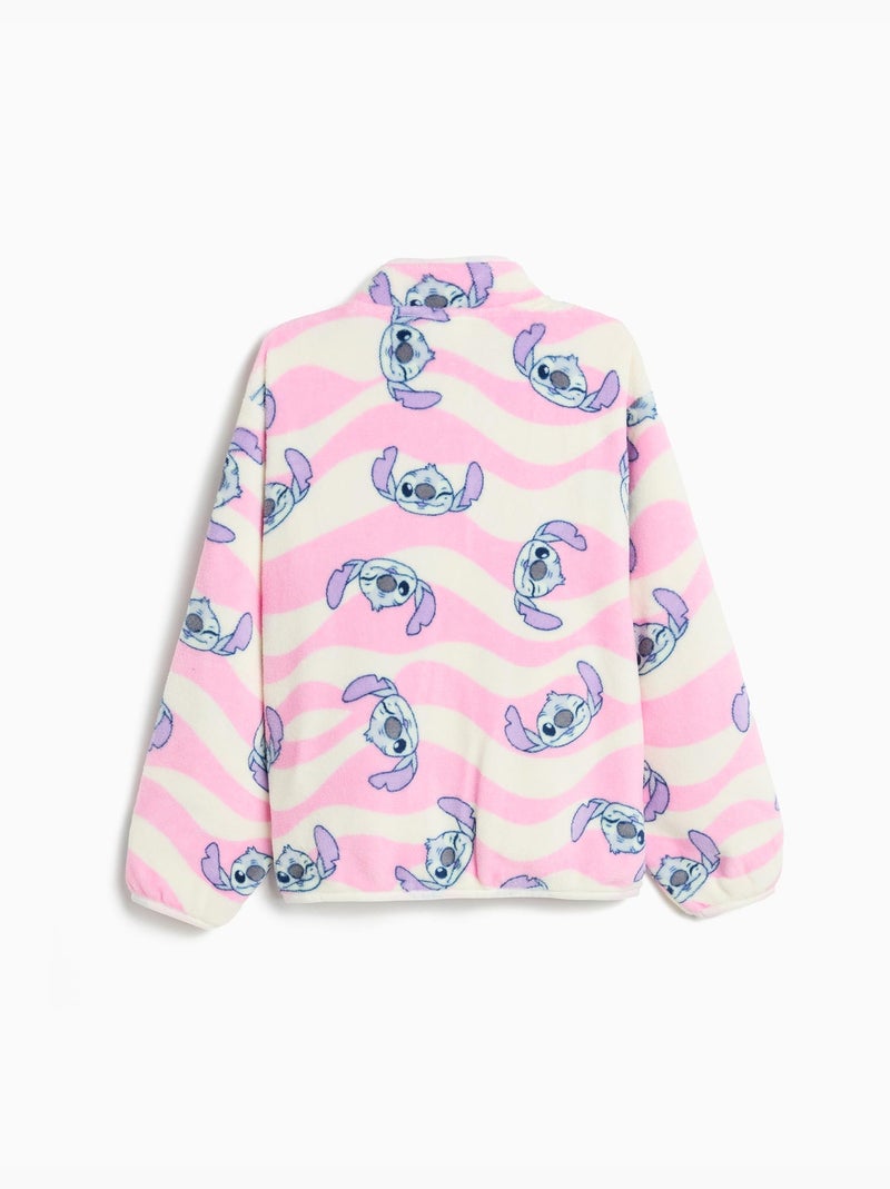 Giacca© Disney in pile "Stitch", MO Fashion Viola - Kiabi