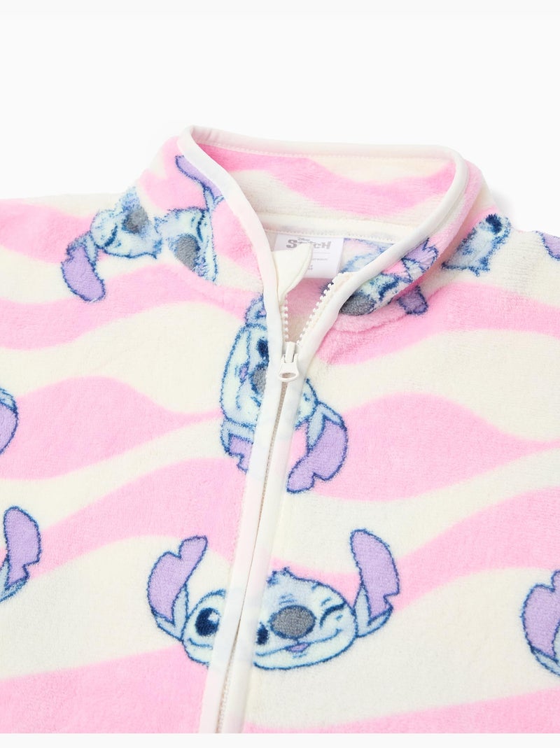 Giacca© Disney in pile "Stitch", MO Fashion Viola - Kiabi