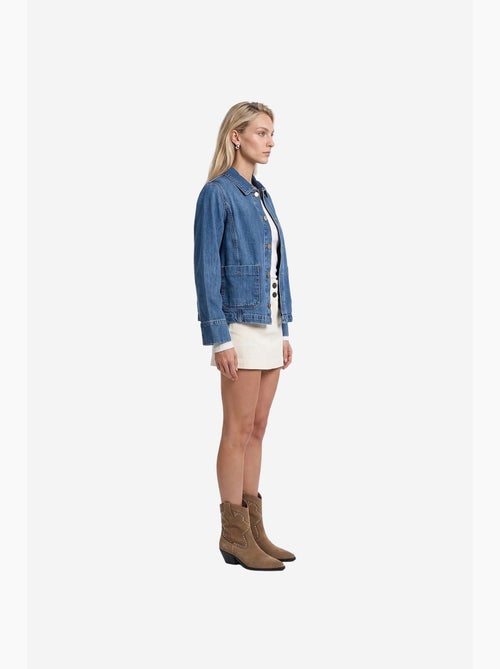 Giacca donna in cotone tencel dilvin - Kiabi Giacca donna in cotone tencel dilvin - Kiabi