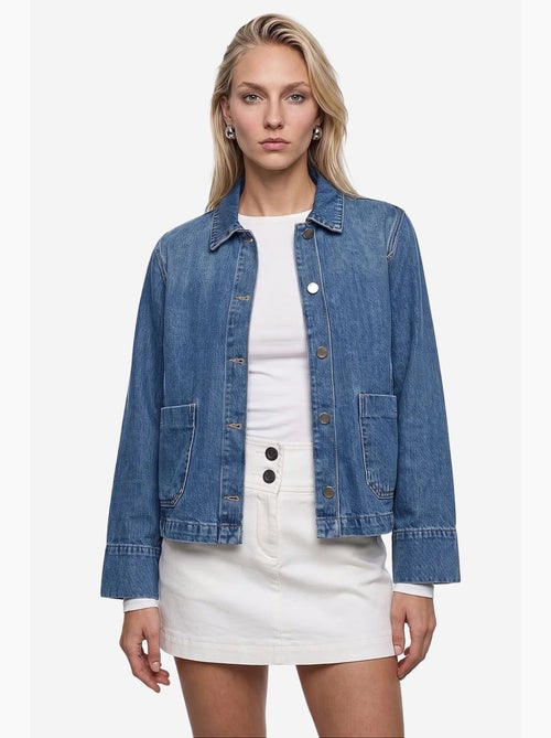 Giacca donna in cotone tencel dilvin - Kiabi Giacca donna in cotone tencel dilvin - Kiabi