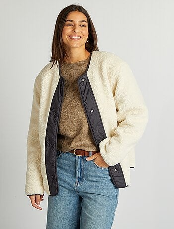 Giacca double face oversize