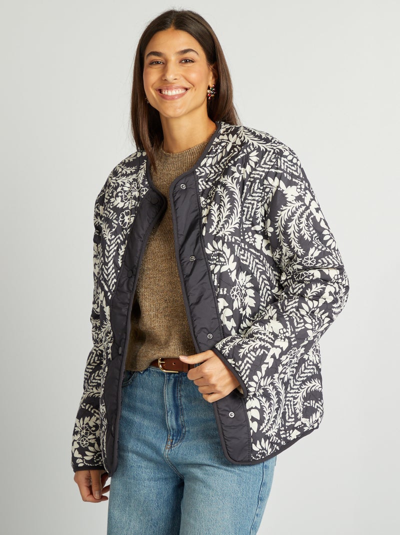 Giacca double face oversize NERO - Kiabi