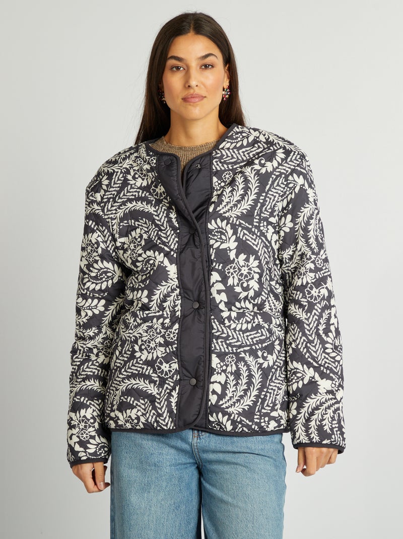 Giacca double face oversize NERO - Kiabi