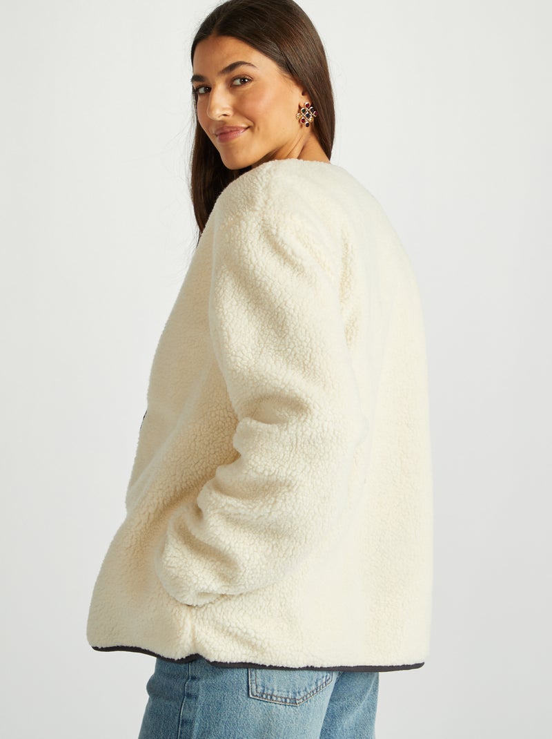Giacca double face oversize NERO - Kiabi