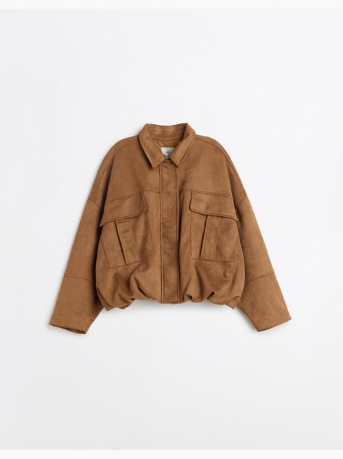 Giacca effetto camoscio, mo fashion - Kiabi