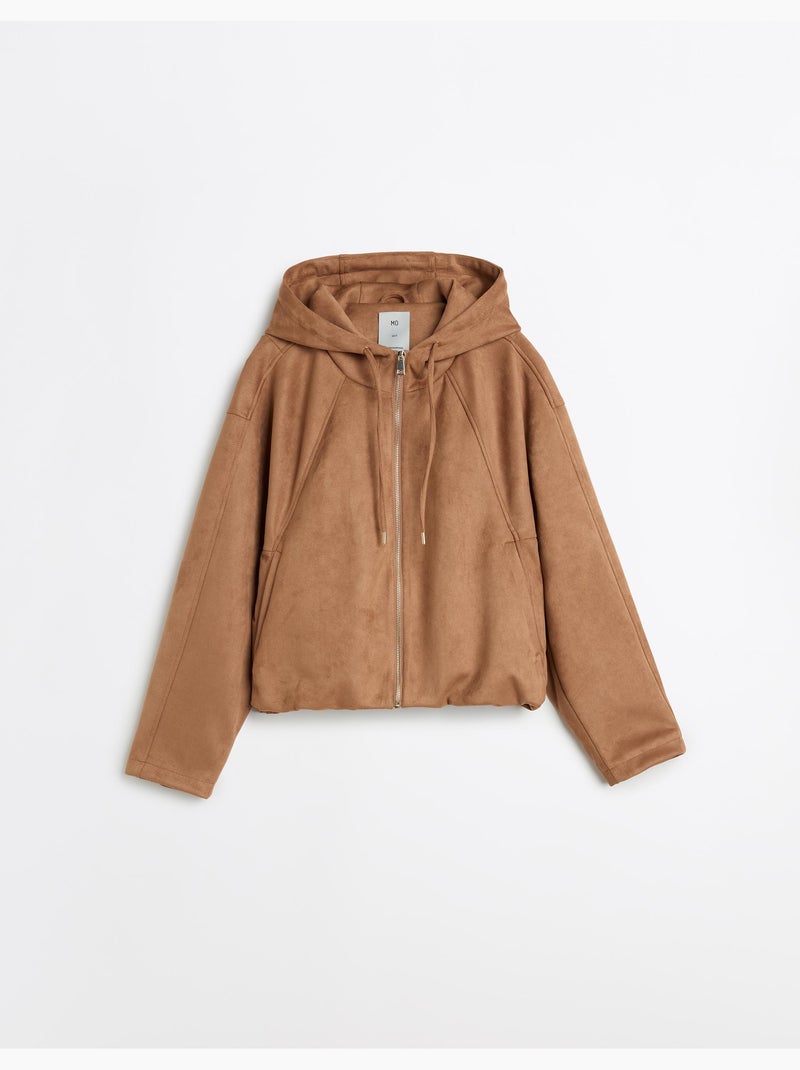 Giacca effetto camoscio, MO Fashion Marrone - Kiabi