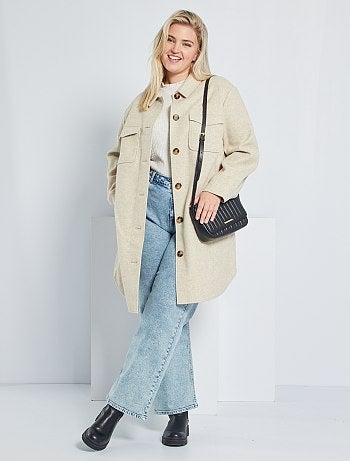 Giacca donna beige