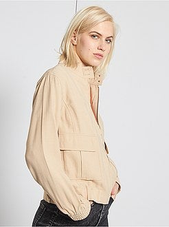 Giacca effetto lino - Kiabi